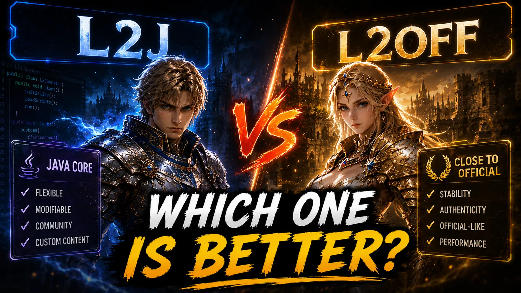L2J vs L2OFF Explained
