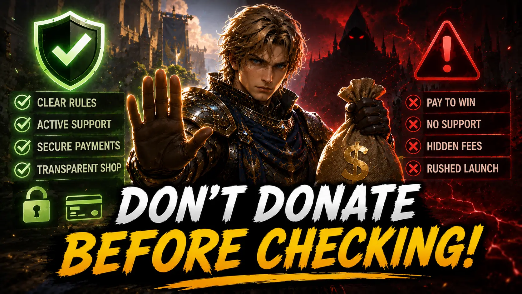 What to Check Before Donating to a Private Server